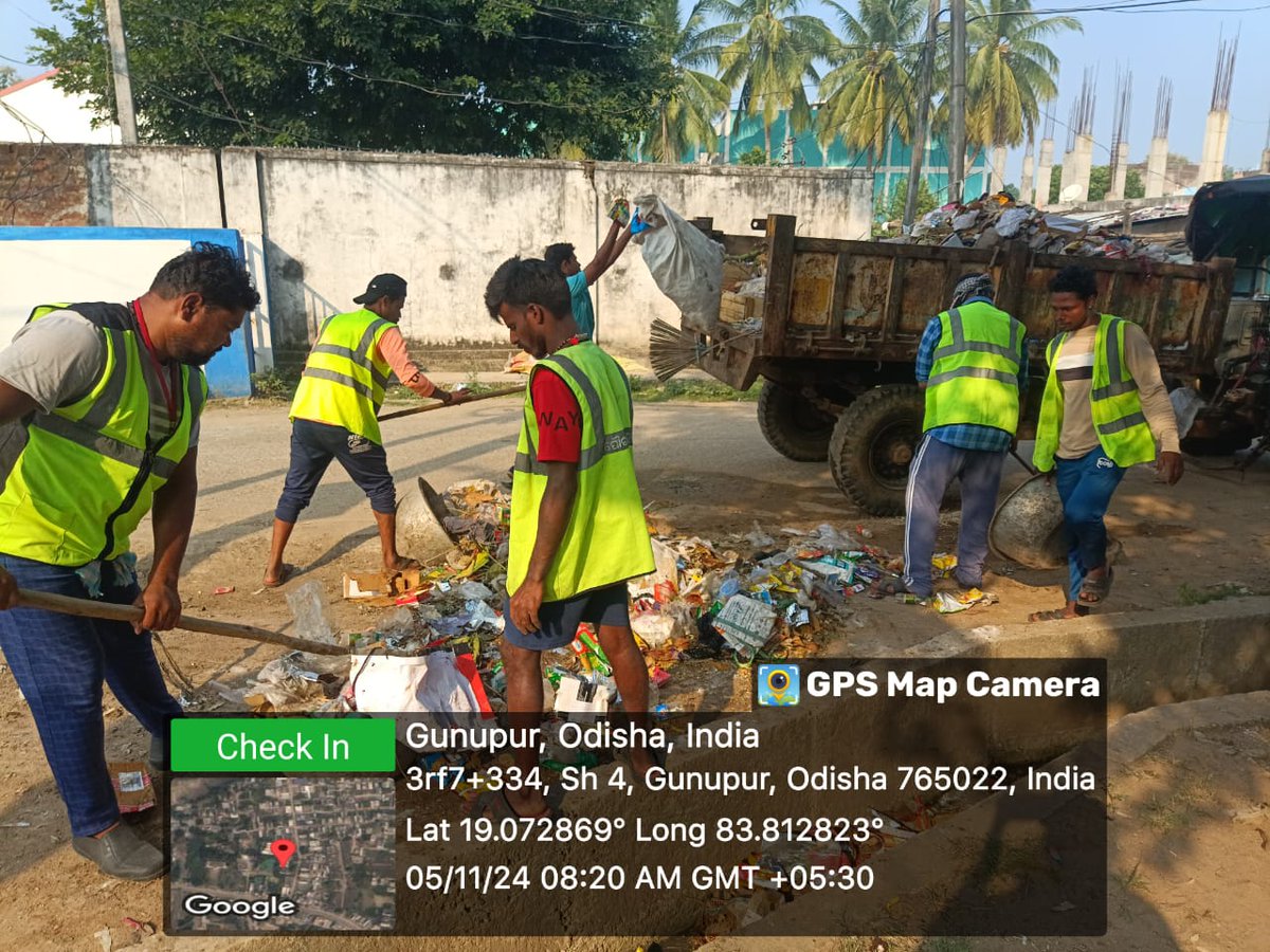 Todays sanitation activities