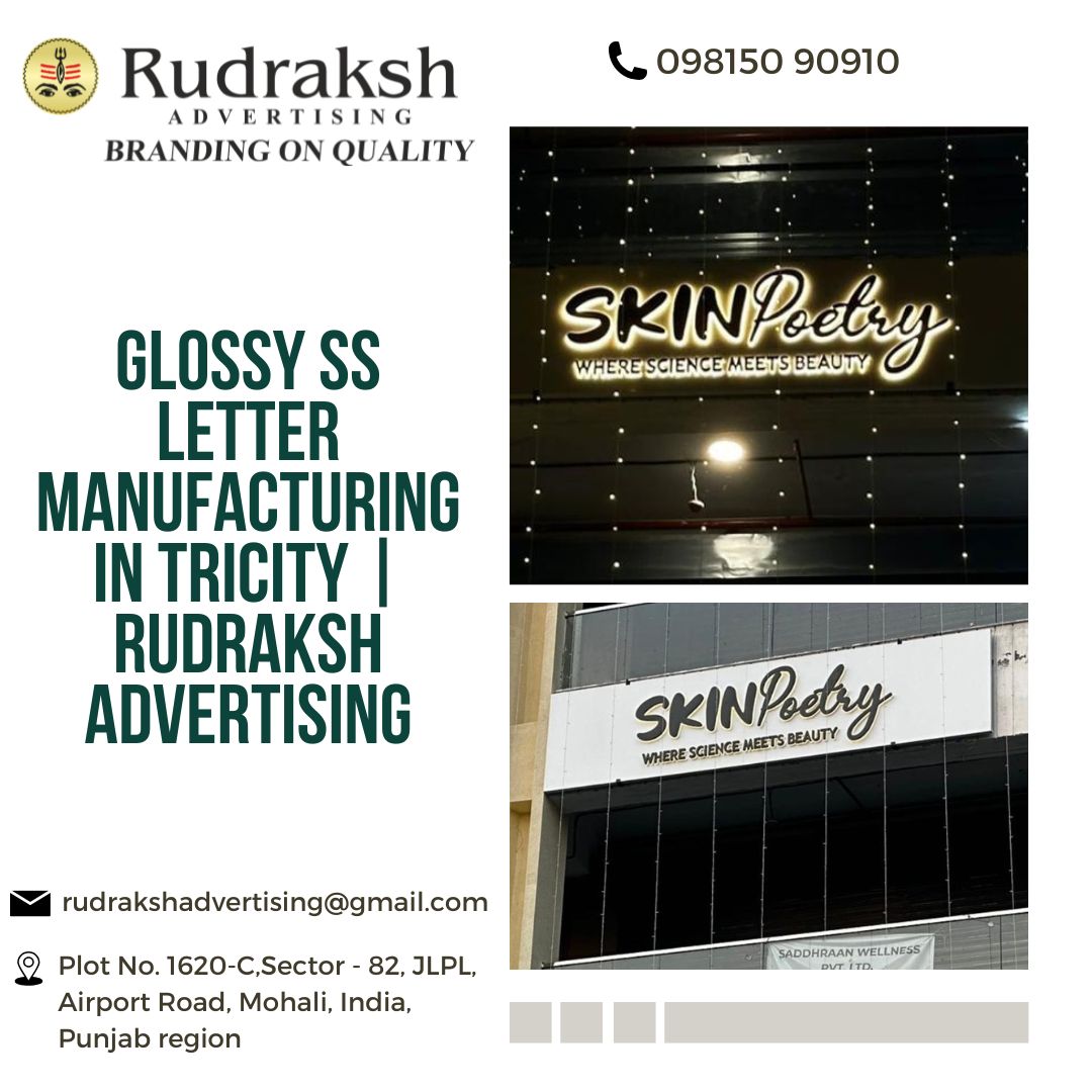 RudrakshAd1977's tweet image. Enhance your brand with our Glossy SS Letters! Durable, elegant, and eye-catching signage solutions by Rudraksh Advertising for a lasting impression.

📞098150 90910
🌐rudrakshadvertising@gmail.com

#ssletters #tricity #chandigarh #mohali #logo #3dliquidletter #castacrylicletter