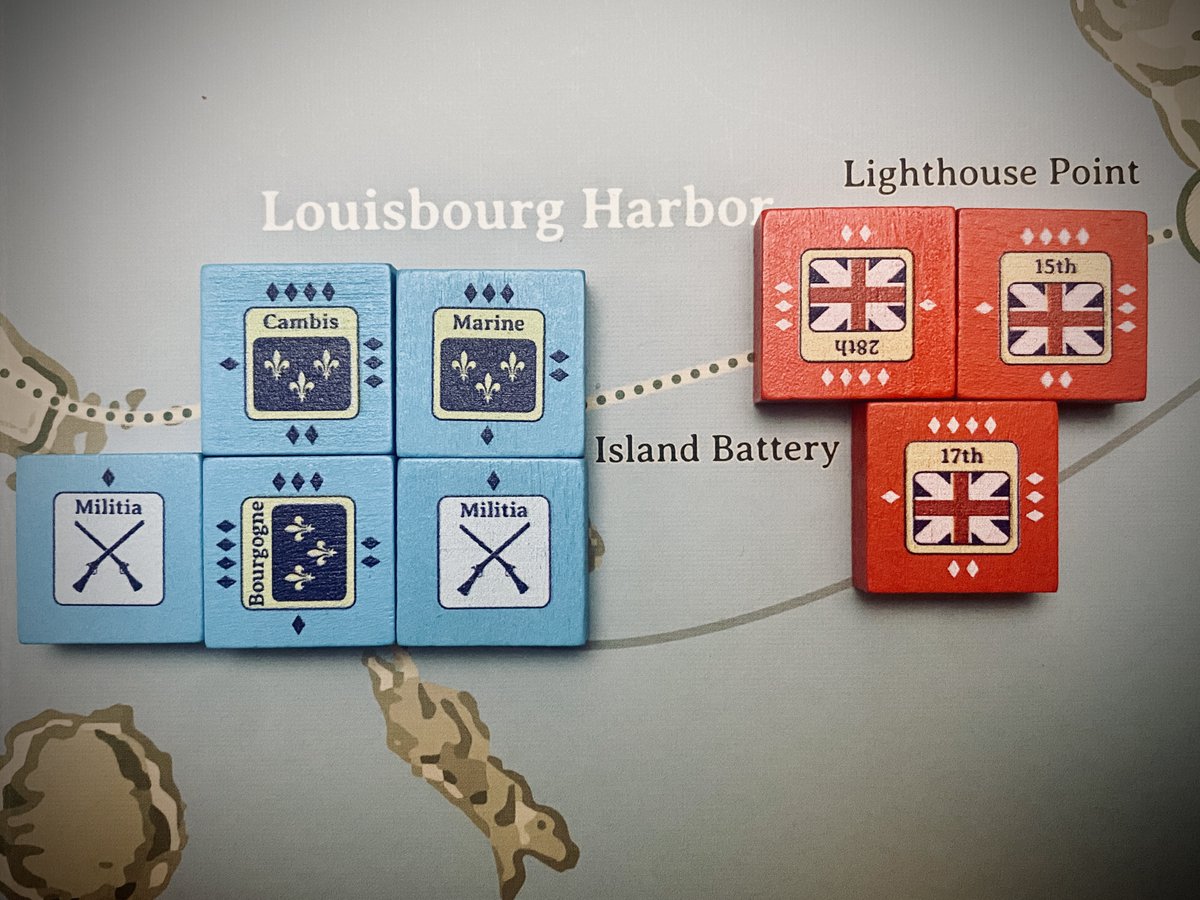 Zilla Blitz (@gzblitz) on Twitter photo July 1758 - British forces boldly assault Island Battery, to the east of the Louisbourg fortress.
#wargaming #boardgames
Louisbourg 1758
<a href="/worth2004/">Worthington Publish</a> July 1758 - British forces boldly assault Island Battery, to the east of the Louisbourg fortress.
#wargaming #boardgames
Louisbourg 1758
<a href="/worth2004/">Worthington Publish</a>