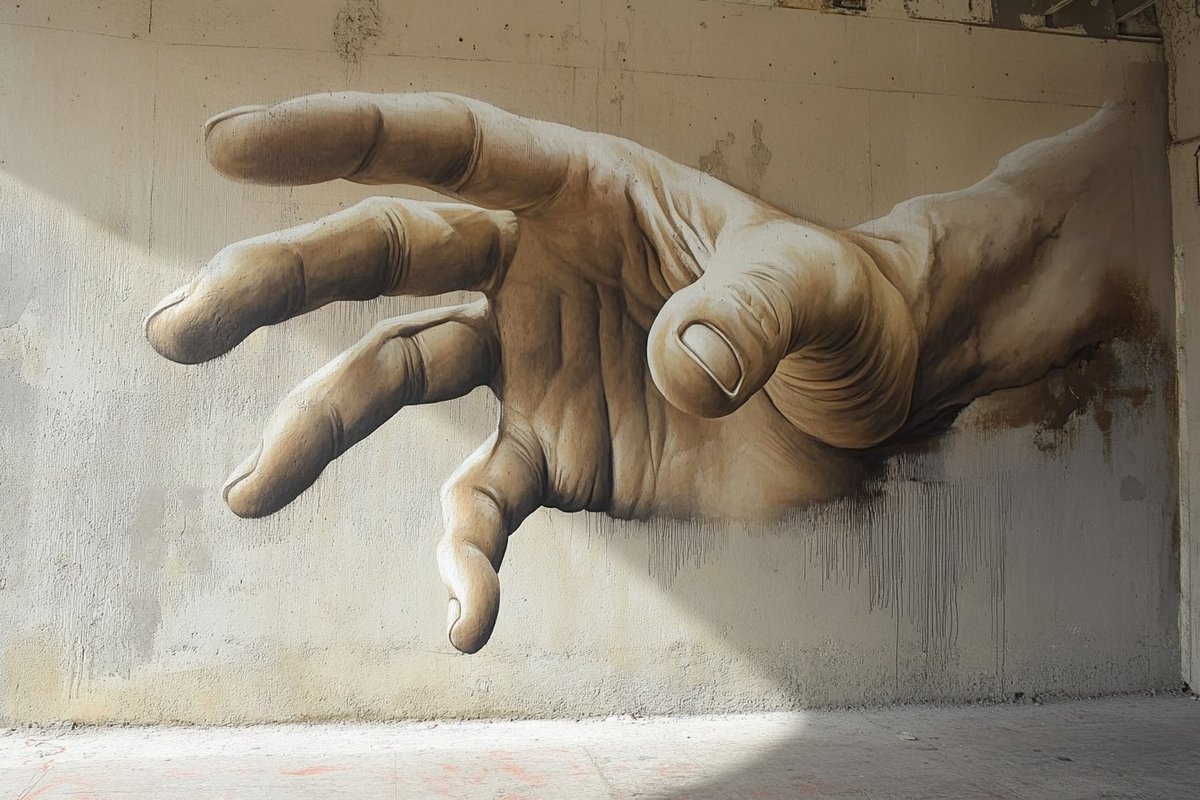 LudovicCreator's tweet image. 🎨 3D STREET ART ILLUSION  🎨

Base prompt :

A 3D Street Art Illusion of [SUBJECT], creating a trompe-l’œil effect on a wall. Employ realistic shading with [COLOR1] and [COLOR2] to blur the line between art and reality 

Check ALTS, may need to reroll