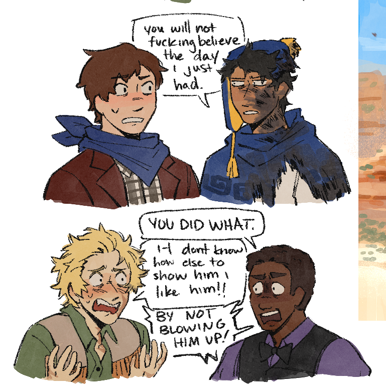 baguantte's tweet photo. someone asked for outlaw tweek but of course i drew more than i thought i would
#southpark #spcreek https://t.co/E9LyU5ftZM