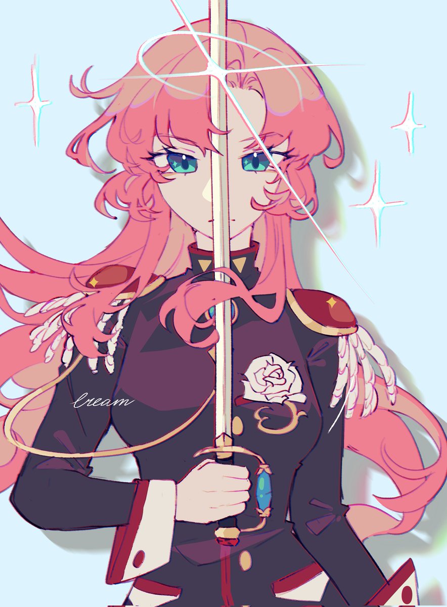 Was watching Utena with friends and I didn't know what to draw and friend told me to draw Utena and yea