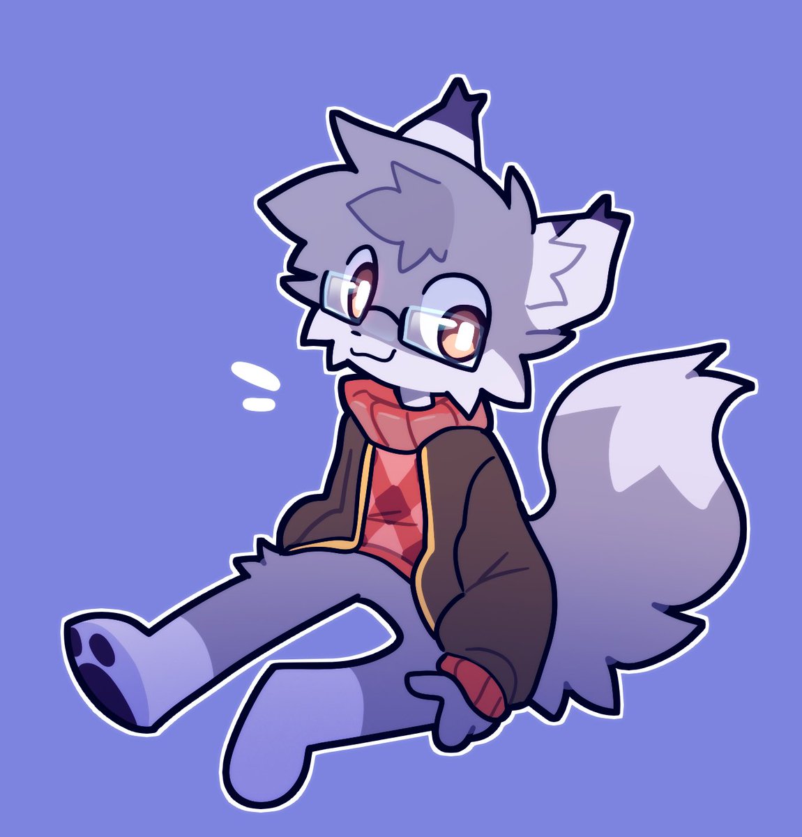 Fancy kitty wearing his fancy little coat 😸