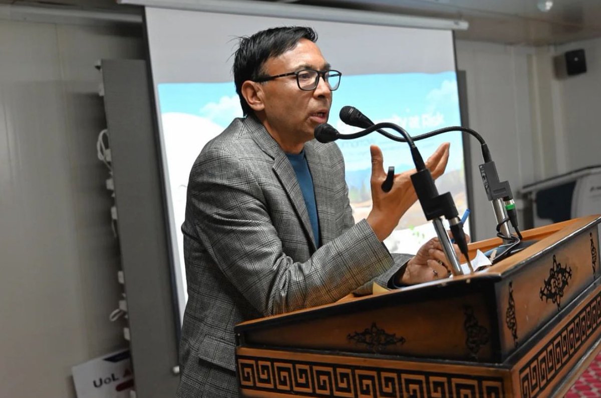 Haneefa_Jan's tweet photo. I was honored to join an awareness program on Ladakh’s Biodiversity at UoL, Kargil Campus. Grateful to HEAL (High-Altitude Environment and Education Alliance Ladakh), @ULadakh , @WWFINDIA, and all partners for their relentless dedication to conserving Ladakh’s unique ecosystems. 
A special appreciation to Director HEAL, Dr @iftee_hor and his team, for the extraordinary commitment and for prioritizing Ladakh’s Biodiversity conservation. I would also like to applause the commendable work that is being done at the Biodiversity Research Centre, Kargil Campus, @ULadakh under the guidance of Dr Mehboob Ali, @mehboob_ali13 (Incharge Administration, Kargil Campus, UoL)  and Dr Mohd Salim (@vgassizfri10) (Coordinator, Biodiversity Research Centre, UoL). 
As the MP representing Ladakh, I pledge my support to initiatives that enhance biodiversity awareness, drive research, and integrate expert insights into nation-building for a resilient Ladakh. Let’s unite scholars, community leaders, and policymakers in safeguarding our shared and fragile environment of Ladakh.