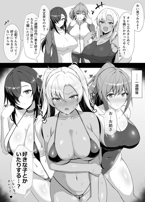 俺ん家をたまり場にしてる友達がみんなTS娘になった話 