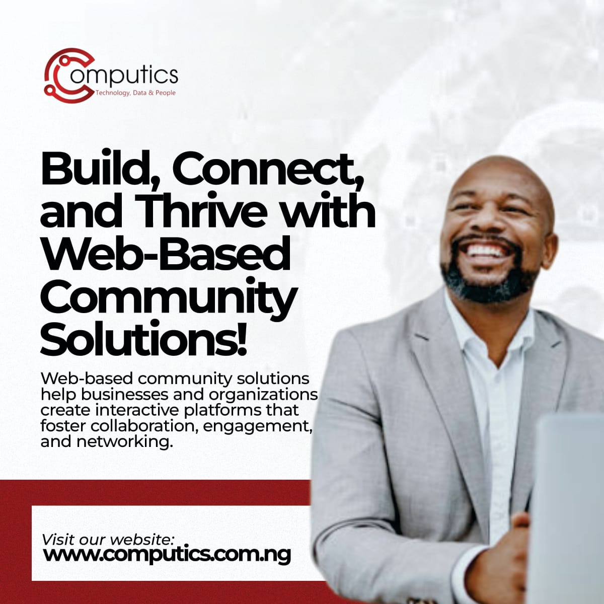Boost your business online! <a href="/ComputicsN/">ComputicsNG</a> we offer customized web solutions, e-commerce platforms &amp; digital transformation services. Let's grow your business together! #WebSolutions #DigitalTransformation #BusinessGrowth