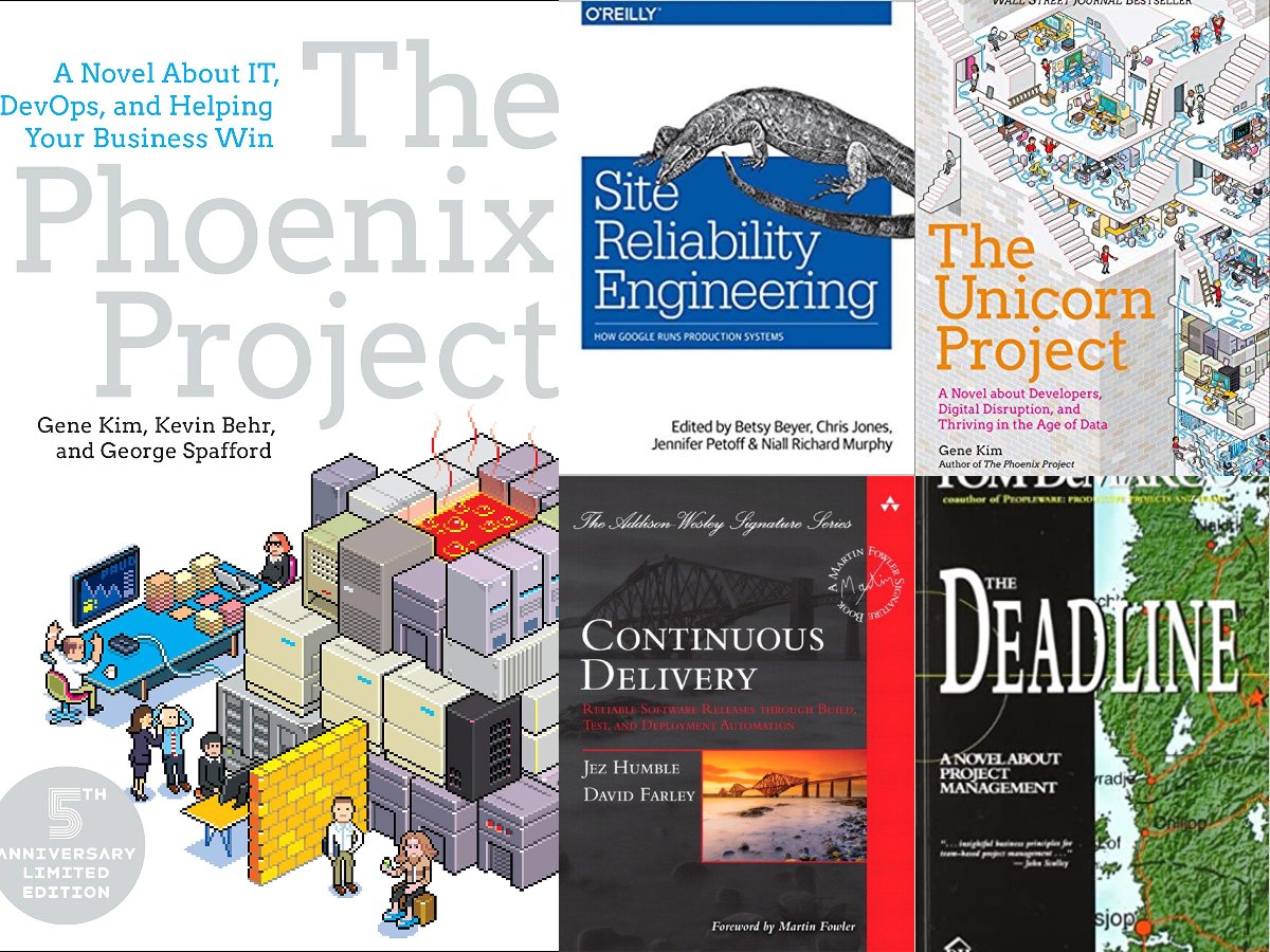 javarevisited's tweet image. 5 Best technical books for Devs
1. The DevOps Handbook - amzn.to/38Zpzyw
2. The Phoenix Project - amzn.to/3P1gtBP
3. Effective DevOps - amzn.to/383M8C7
4. Accelerate DevOps - amzn.to/3yq7Haq
3. DevOps for Developers - amzn.to/3kLSB7u