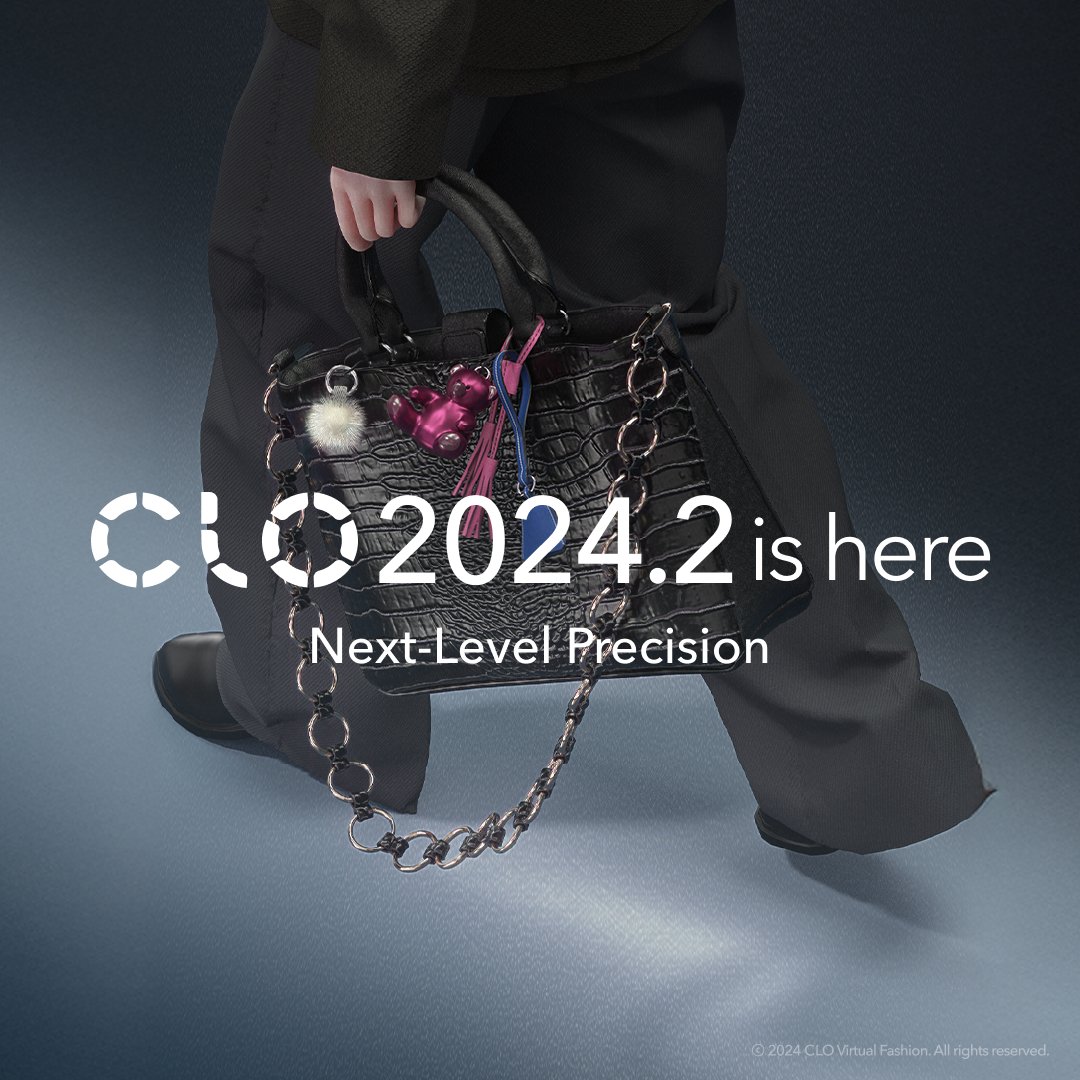 CLO 2024.2 is here! 🎉🥳 35 new features are added to the latest CLO. Discover all the details through 🔗⁠clo3d.com/en/clo/features