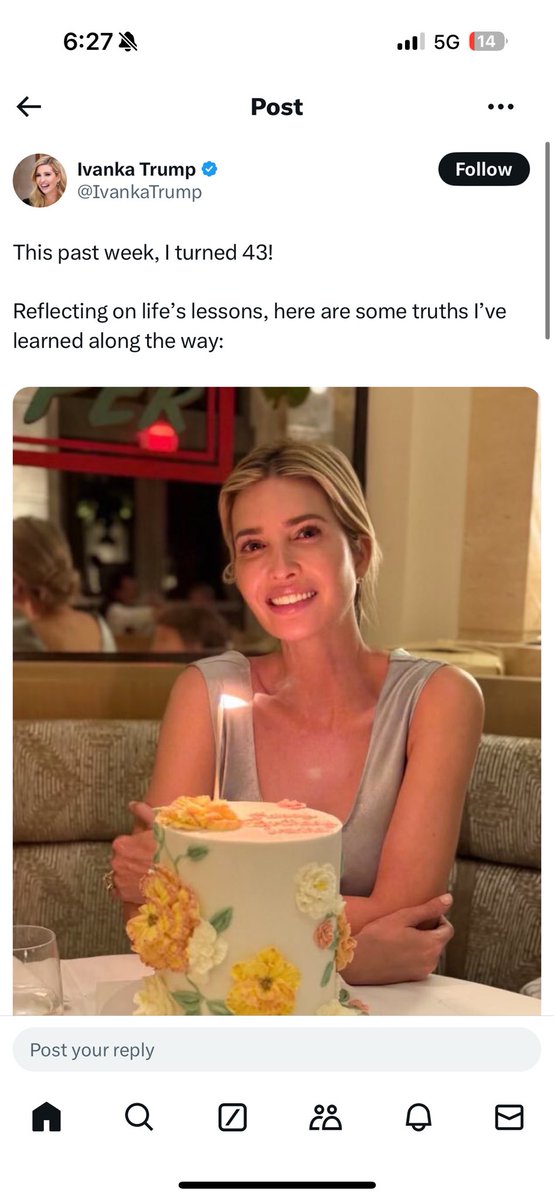 jacobpetkovic's tweet image. Ivanka Trump’s attempt to rebrand herself as some sort of live, laugh, love upper-millennial influencer is genuinely wild. Babe, we all remember ~exactly~ who you are and what you enabled.