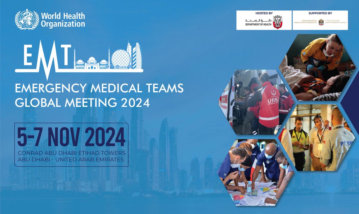 Congratulations to SENEGAL EMT for being the 1st certified ⁦<a href="/_AfricanUnion/">African Union</a>⁩ National EMT. ⁦<a href="/OoasWaho/">WAHO | OOAS</a>⁩ ⁦<a href="/WHOAFRO/">WHO African Region</a>⁩ look forward to welcoming more@EMT in ⁦<a href="/ecowas_cedeao/">Ecowas - Cedeao</a>⁩.