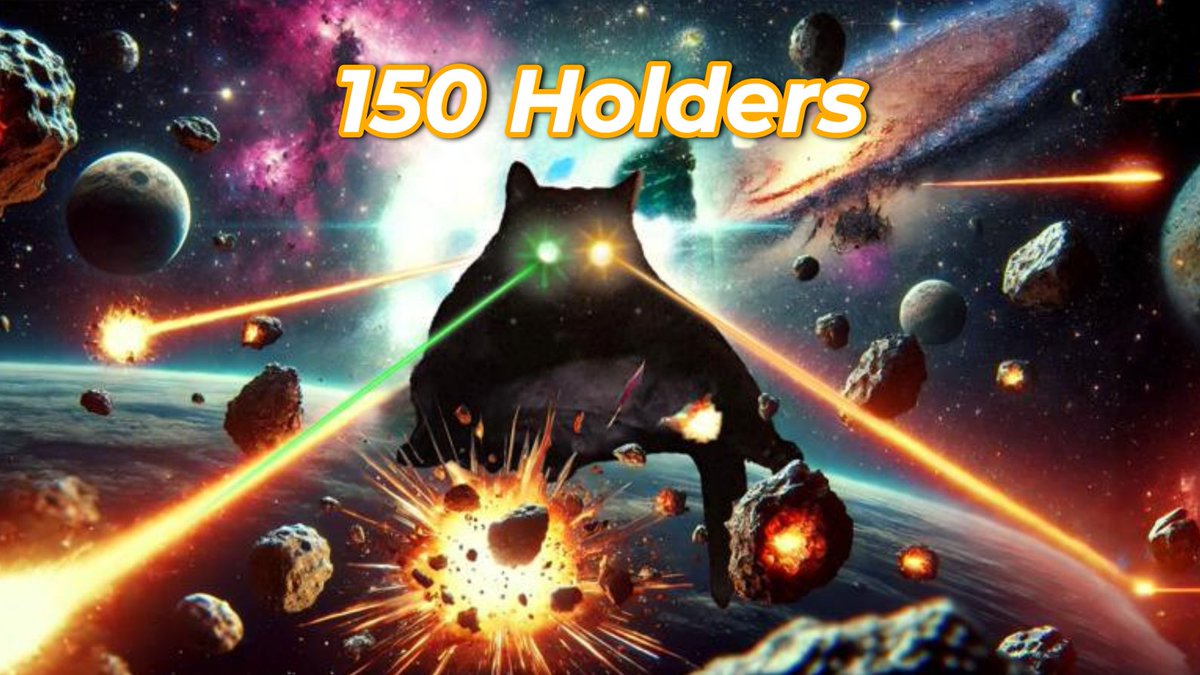 leadcatsol's tweet photo. 150 Holders!
With more holders comes greater astroyed destroying power.
#LEADCAT on $SOL
Pew Pew Pew. π₯π«ποΈ https://t.co/xWDljKq0oM