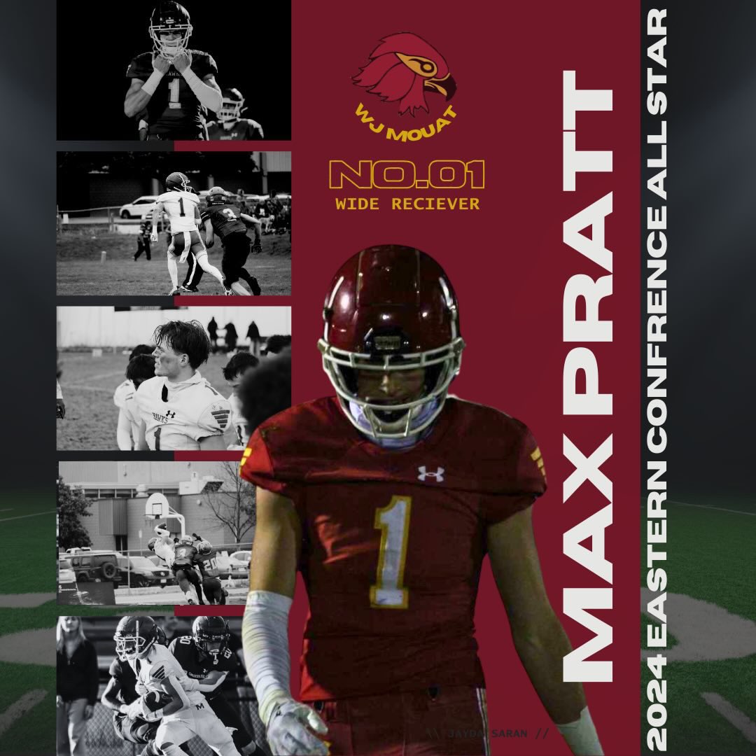 Grateful to be named an Eastern Conference all star receiver. Jobs not finished.
<a href="/mouatfootball/">W.J. Mouat Hawks Football</a> 
<a href="/A_Hard30/">Andrew Harder</a> 
<a href="/Coach_Mills_/">Daniel Mills</a>