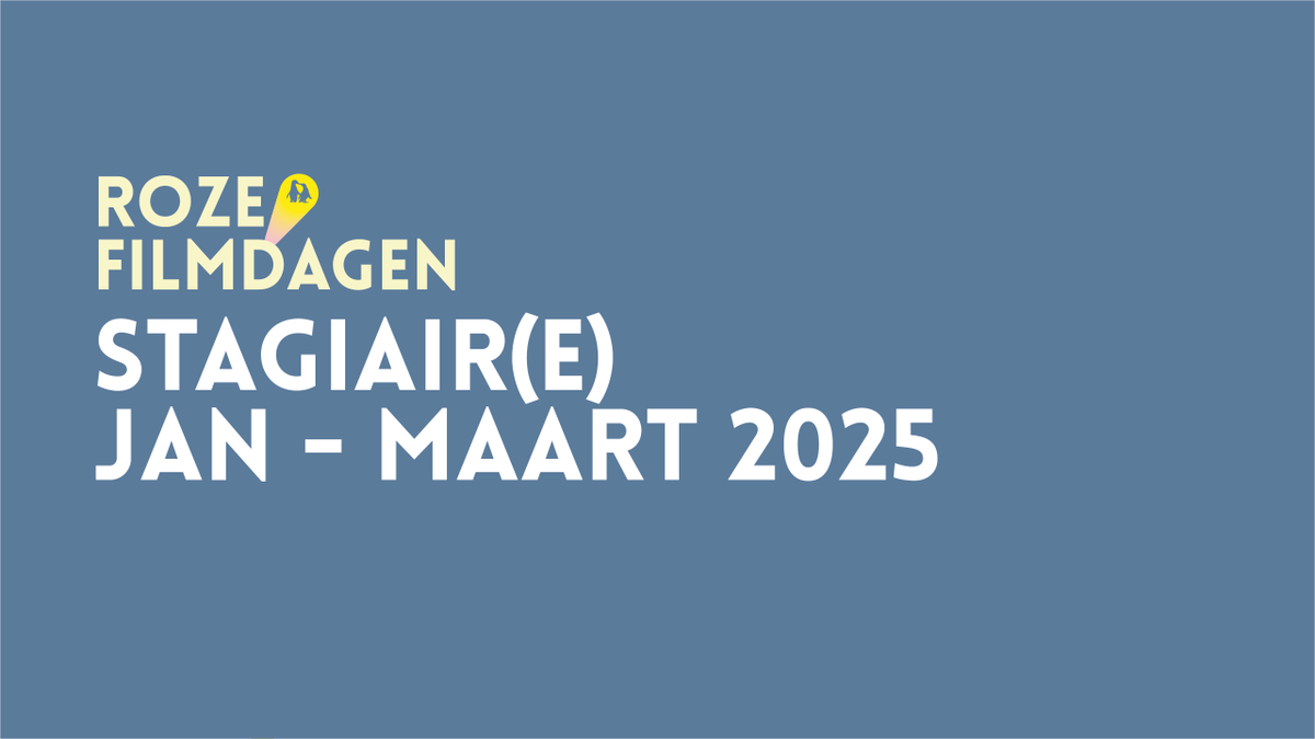 Roze Filmdagen zoekt een stagiair(e) voor de periode januari - maart 2025 🏳️‍🌈

Ben jij een enthousiaste student of iemand die ervaring op wil doen met een affiniteit voor de LGBTQ+-gemeenschap en film? 

Bekijk de vacature en reageer voor 22 november!

rozefilmdagen.nl/nl/nieuws/Stag…