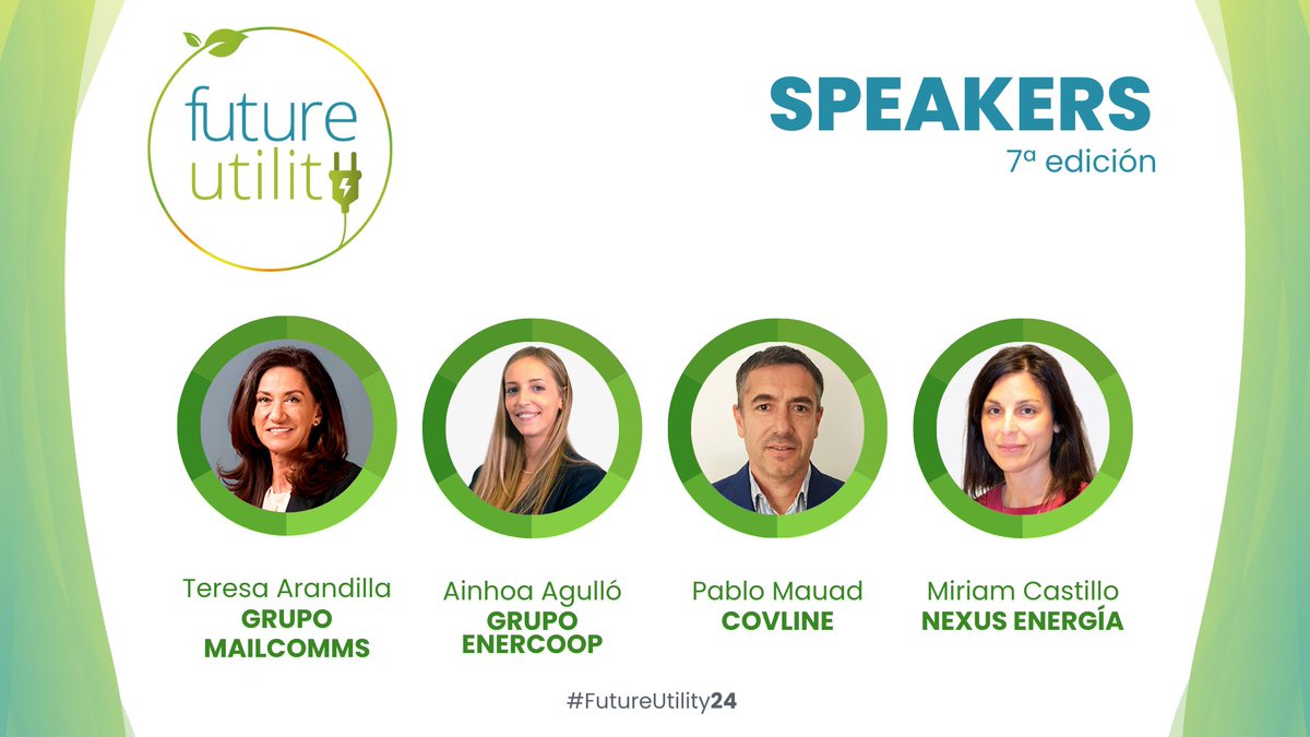 📢 Gran satisfacción participar hoy en #FutureUtility24 con nuestra abogada especialista en energía #AinohaAgulló para compartir nuestra experiencia en proceso de #datos e implantación de soluciones para la #transiciónenergética, un desafío repleto de retos y de oportunidades 💡.