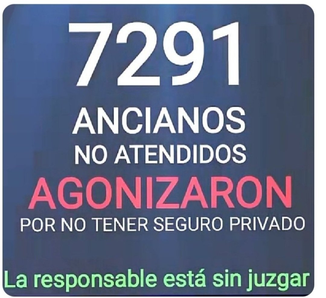 Maribel60780973's tweet photo. 🌹🌹🌹🌹NO OLVIDAMOS NI PERDONAMOS ¡EXIGIMOS JUSTICIA! PROTOCOLOS DE LA VERGUENZA, SE LO VAMOS A RECORDAR TODOS LOS DIAS, 7.291 ANCIANOS MUERTOS POR COVID EN LAS RESIDENCIAS DE TERCERA EDAD, SIN ASISTENCIA SANITARIA, ABANDONADOS Y SOLOS ¡AYUSO HOMICIDA SIN CONCIENCIA! 💀💀⚰️⚰️🪦 https://t.co/G1LoydAIsn