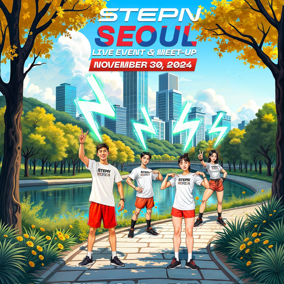 STEPN_KR's tweet photo. #STEPNKorea We Are Back! 🧡🧡
Korean community is joining marathon with its users! 

- Special booth for STEPN users! 🏃‍♂️🏃‍♀️ 
- Unique design T-shirt 👕

 If you want, please click on the link below! 👇👇🔽🔽
https://t.co/hG4LJx4QY4

#FSL #STEPN #STEPN #RUNNINGCLUB 
#exercise #run https://t.co/FrFluNmJHA