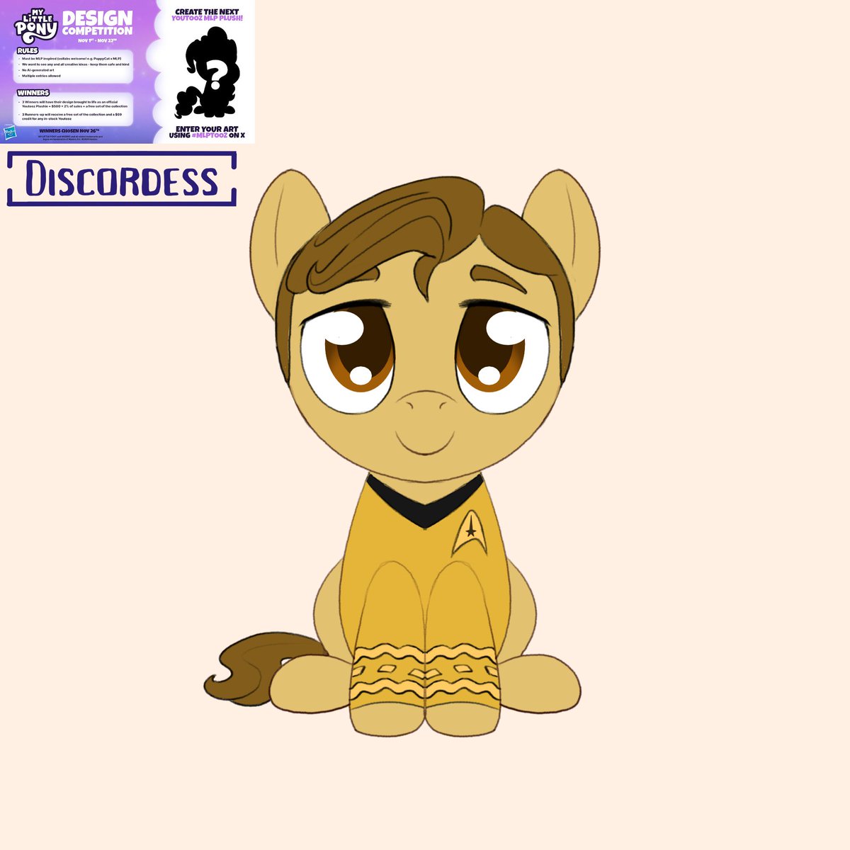 discordess's tweet photo. @youtooz #StarTrekTOS x #MyLittlePony !

Yet another entry for #mlptooz with who else but Captain and Chief Science officer of the USS Enterprise! https://t.co/fYPDthH7AO