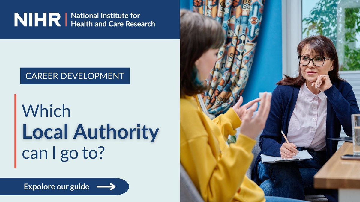 National Institute for Health and Care Research (@nihrresearch) on Twitter photo Thinking about an NIHR LA SPARC placement?
The "Which Local Authority Can I Go to?" guide can help you discover Local Authorities interested in hosting placements. You’ll also find key contacts to reach out to directly and explore collaboration opportunities.
Interested? Find Thinking about an NIHR LA SPARC placement?
The "Which Local Authority Can I Go to?" guide can help you discover Local Authorities interested in hosting placements. You’ll also find key contacts to reach out to directly and explore collaboration opportunities.
Interested? Find
