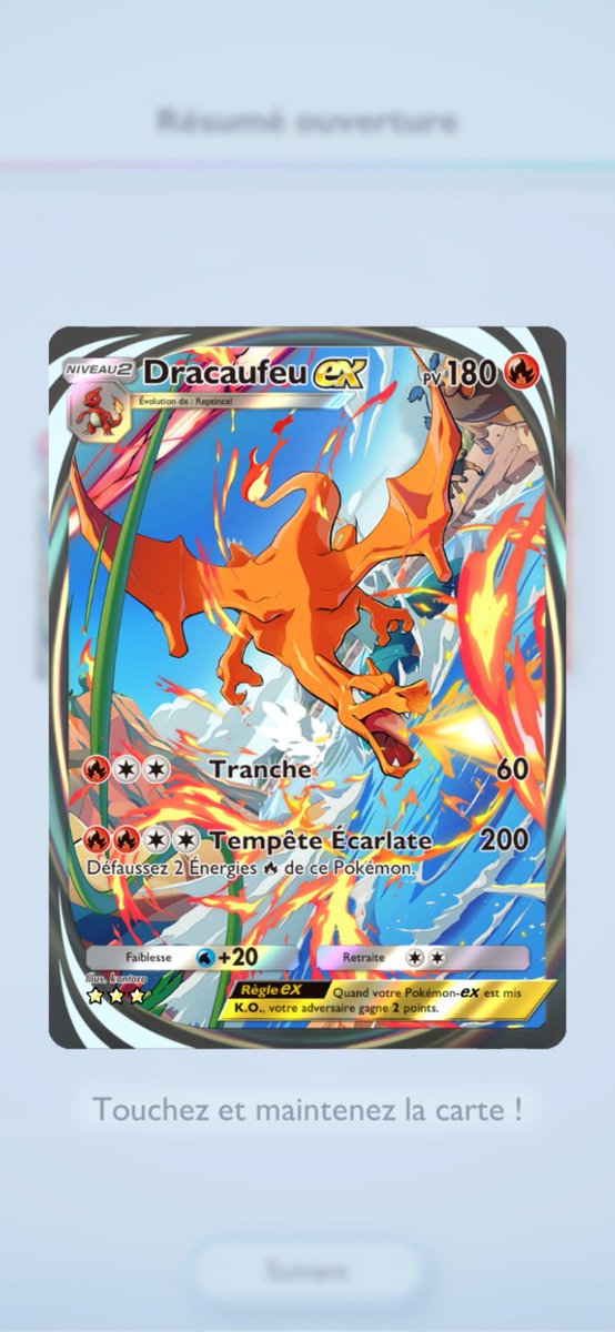Et la carte qui toooombe 🤯😍