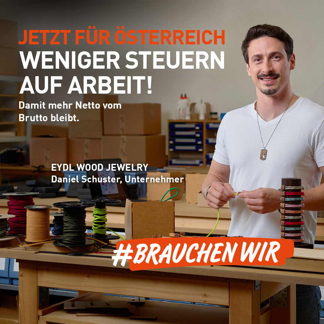 Für einen erfolgreichen Wirtschaftsstandort #brauchenwir die richtigen Rahmenbedingungen:
• Weniger Bürokratie,
• niedrigere Lohnnebenkosten,
• weniger Steuern auf Arbeit sowie
• Energieversorgung sichern.
Alle Details 👉 bit.ly/3AuknAQ