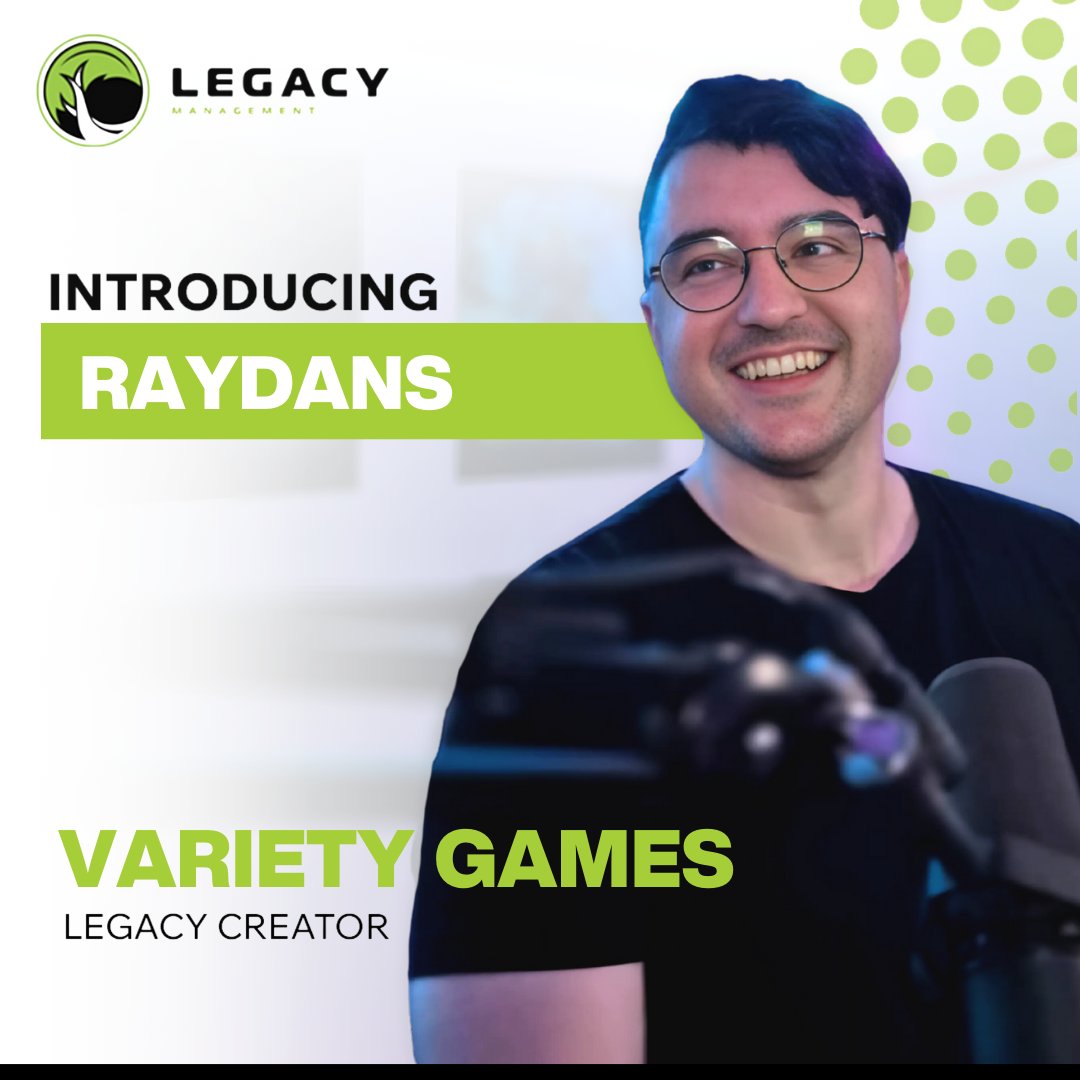 Happy to see another amazing creator joining the Legacy ⚡ 

Welcome aboard, <a href="/RayDans3/">Raydans</a>!
🍃youtube.com/@raydans