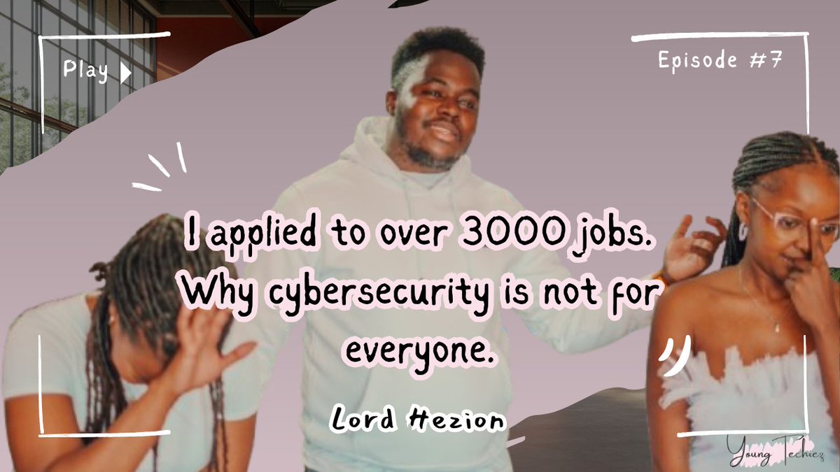youngtechiez's tweet image. Our next episode drops tomorrow at 4:00PM! ⏰ Set your reminders for this insightful conversation with   @Lord_hezion  on all things cybersecurity!

@Phyian_karinge  

youtube.com/@Young_Techiez

#youngtechiez #Technology  #CyberSecurity101  #TechTalk  #TechCommunity