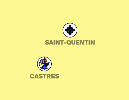 VincentMsls's tweet photo. @streetpress Petite coquille, vous avez placé la ville de Castres (sans le L) à l'emplacement du Village de Clastres (avec un "L" entre le C et le A) https://t.co/VLo1dTBLrf