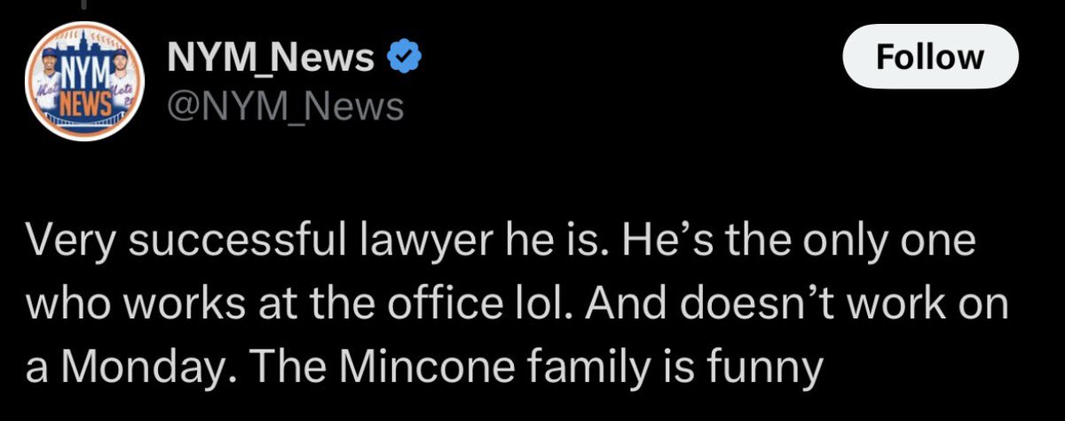 Dear <a href="/NYM_News/">NYM News</a>, since you can’t seem to get my families name out of your mouth for some reason, their law firm has been in operation for over 30 years and was started up by my father.  At its peak, they held 4 offices employed over 200 people and dealt with more celebrities than