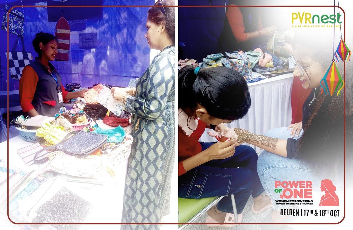 Five years ago, PVR NEST’s Garima Grih &amp; Pink Centers began empowering women in at-risk communities. 💪

Today, through #PowerOfOne, they proudly showcased sustainable creations at <a href="/MicrosoftIndia/">Microsoft India and South Asia</a> , <a href="/JLL/">JLL</a> , <a href="/airindia/">Air India</a> , <a href="/_PVRCinemas/">P V R C i n e m a s</a> , and <a href="/BeldenInc/">Belden Inc.</a> . 🌟

#EmpoweringWomen