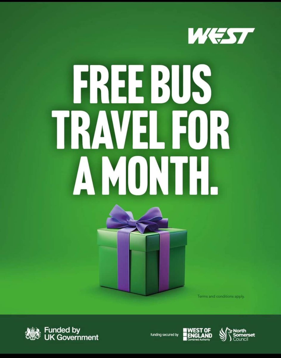 WSMLabour's tweet image. "Exciting news! If your birthday falls this month, you can travel for FREE on buses in the West of England region. Just bring ID with your birth date, hop on board, and explore the area—no ticket needed! Let’s make birthday month memories. 🚌🎉 #FreeBusTravel #WestofEngland"