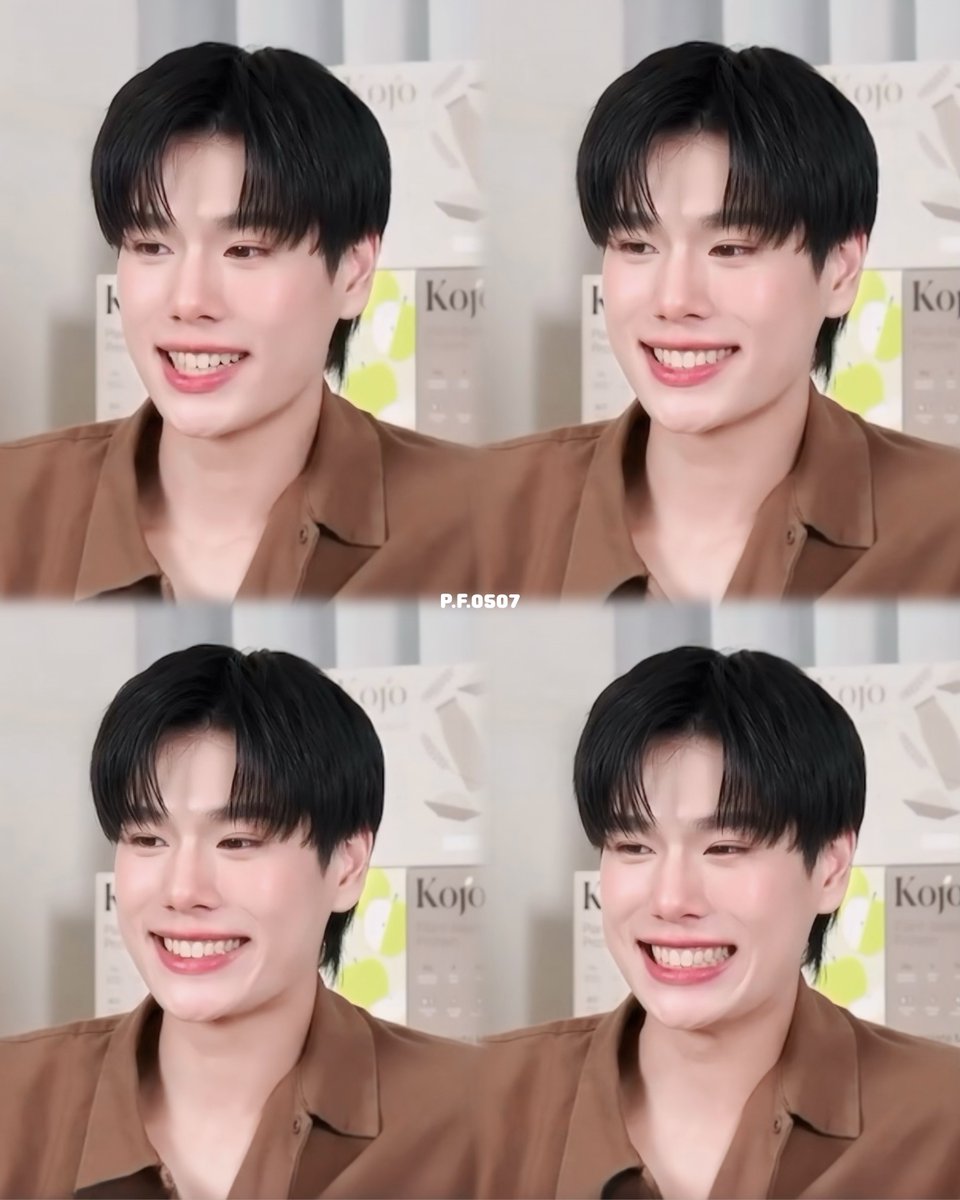 เมื่อแฟนคลับขอรอยยิ้มเห็นฟัน พุพุก็จัดให้เลยคับ😼

Phuwin be like : 😀 > 😄> 😁 > 😬 

KOJO X PHUWIN 

#KojothxPhuwin
#phuwintang