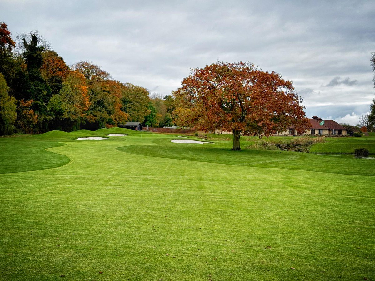 The 18th hole is standing strong against the autumn weather! 🍂 Despite the rain and golden leaves a plenty, our final hole is in great shape, offering a great finishing to your round before you head to the 19th! 

Grab your clubs and hit the course bit.ly/3UGnv3s