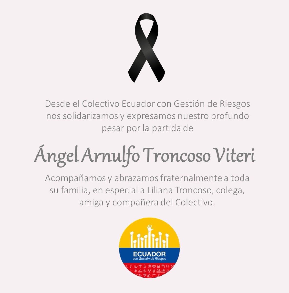 Ecuador con Gestión de Riesgos tweet media