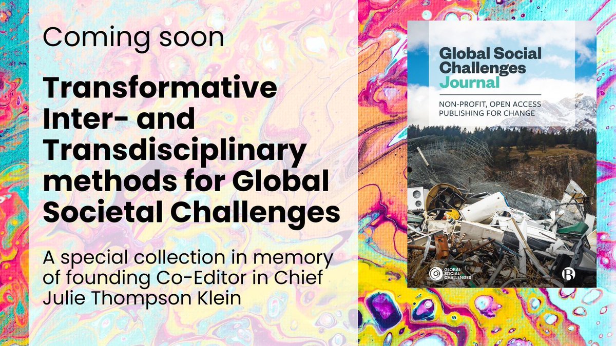 Global Social Challenges Journal tweet media