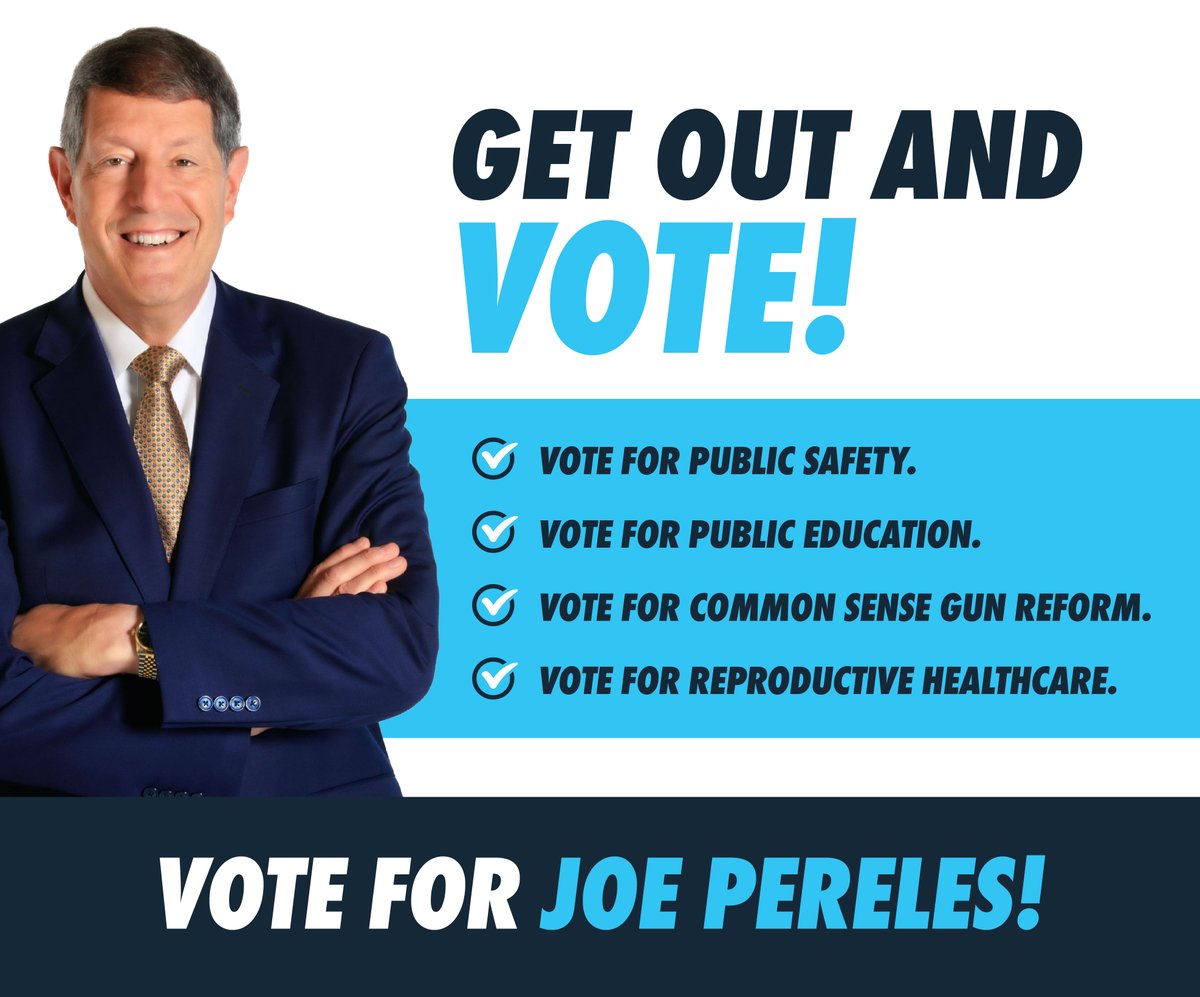 Today is Election Day! Thank you to everyone who has dedicated their time and resources to Pereles for Missouri. We would not have been able to do this without you. However you vote, get to the polls today and vote to make Senate District 15 a better place for all of us.