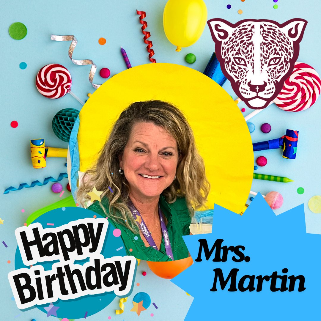Happy Birthday Mrs. Martin! Thank you for bringing joy and laughter into our school! Your 1st graders love you and so do we. May you have as much joy today as you give others every day! Happy birthday and may all your prayers be answered, and may God bless you!
