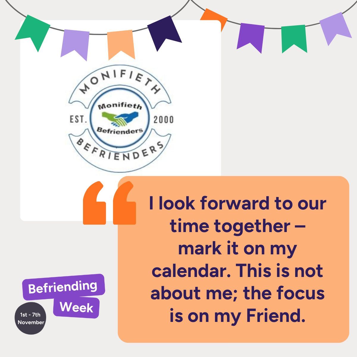 Befriending doesn't just benefit the service user, it can have a profound impact on the befriender too.

Today's #BefriendingWeek case study from Monifieth Befrienders tells the story of Dennis and Geoff, whose befriending match has been meaningful for everyone involved,