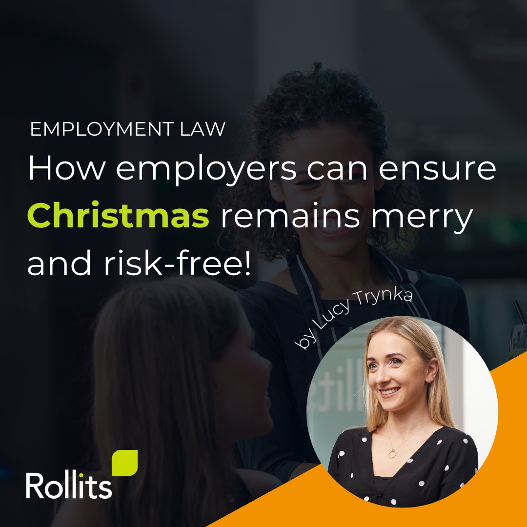 With festive season fast approaching, how can employers reduce the risk of incidents at Christmas parties and avoid dropping any workplace Christmas clangers.

Here are our top tips for a worry-free workplace this year.

rollits.com/news/blog/how-…