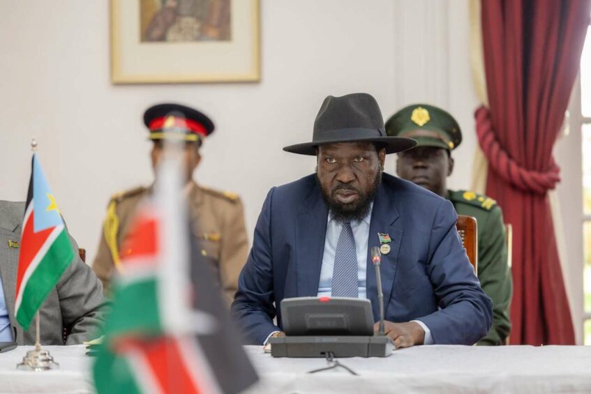 EyeRadioJuba's tweet photo. President  Salva Kiir is expected to receive his Kenyan counterpart William Ruto  in Juba on Wednesday to update him on the Tumaini Initiative, according  to the Head-of-State press secretary. #SouthSudan #ssox https://t.co/dbmotCxvEr
