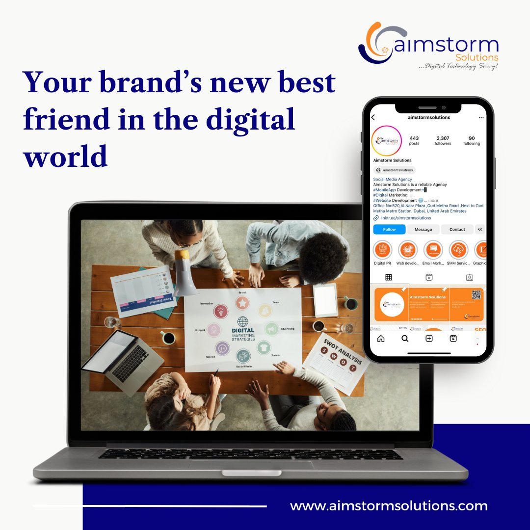 aimstormuae's tweet image. Aimstorm Solutions is here to be your brand’s new best friend, delivering tailored digital strategies that engage, inspire, and convert. Let’s build your online presence together!

🌐 aimstormsolutions.com

#aimstormsolutions #digitalmarketing #dubai #uae