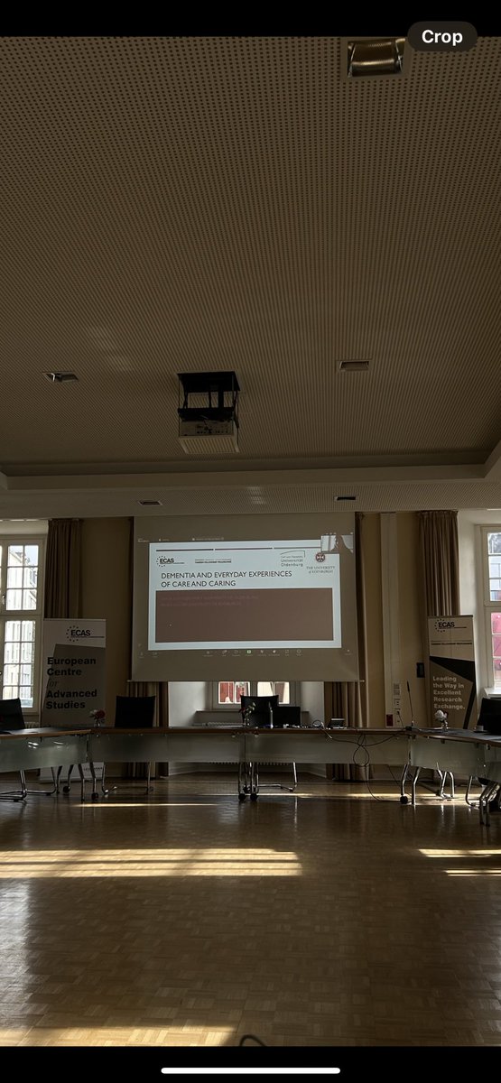 European Centre for Advanced Studies (@ecas_academia) on Twitter photo #FellowConference2024
Tandem 4 (Paula Jacobs from <a href="/EdinburghUni/">The University of Edinburgh</a> and Anna-Eva Nebowsky from the University of Oldenburg) explore the dynamics of care for people with dementia and their caregivers.
#TandemFellowshipProgramme
#LeadinginExcellentResearch #FellowConference2024
Tandem 4 (Paula Jacobs from <a href="/EdinburghUni/">The University of Edinburgh</a> and Anna-Eva Nebowsky from the University of Oldenburg) explore the dynamics of care for people with dementia and their caregivers.
#TandemFellowshipProgramme
#LeadinginExcellentResearch