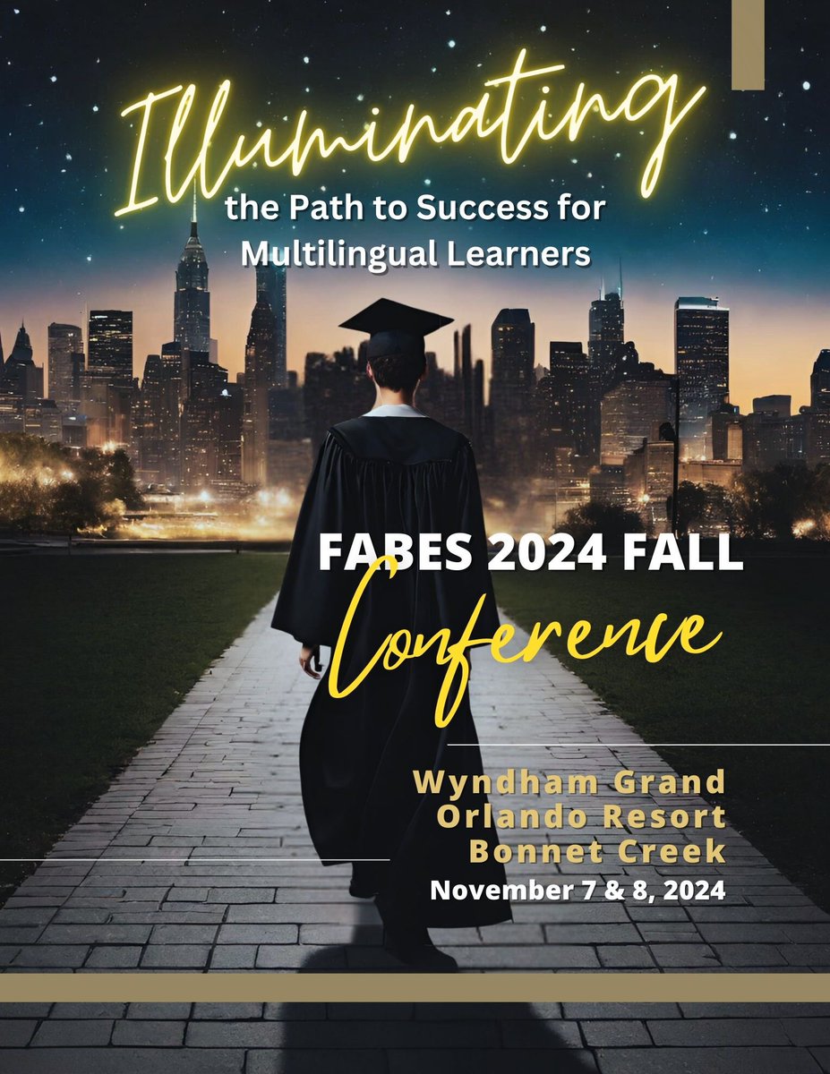 FABES (@fabesflorida) on Twitter photo Looking forward to seeing everyone this week at our Fall Conference in Orlando as we Illuminate the Path to Success for Multilingual Learners! ✨🎓 #FABES24
<a href="/josie_medina/">Josie Medina</a> @debraestes <a href="/Dr_Ramlall/">Dr_Ramlall</a> <a href="/AVID4College/">AVID</a> <a href="/EducationFL/">Florida Department of Education</a> Looking forward to seeing everyone this week at our Fall Conference in Orlando as we Illuminate the Path to Success for Multilingual Learners! ✨🎓 #FABES24
<a href="/josie_medina/">Josie Medina</a> @debraestes <a href="/Dr_Ramlall/">Dr_Ramlall</a> <a href="/AVID4College/">AVID</a> <a href="/EducationFL/">Florida Department of Education</a>