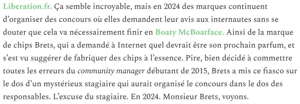 Ambroise Garel (Agar) (@akaagar) on Twitter photo Demain à 8h, tandis que les éditorialistes de toutes les radios du monde commenteront avec effroi les résultats de l'élection américaine, vous serez en train de lire le <a href="/PaveNumerique/">Le Pavé numérique</a>, la newsletter tech chill & détendue.
Abonnement : lepavenumerique.substack.com Demain à 8h, tandis que les éditorialistes de toutes les radios du monde commenteront avec effroi les résultats de l'élection américaine, vous serez en train de lire le <a href="/PaveNumerique/">Le Pavé numérique</a>, la newsletter tech chill & détendue.
Abonnement : lepavenumerique.substack.com