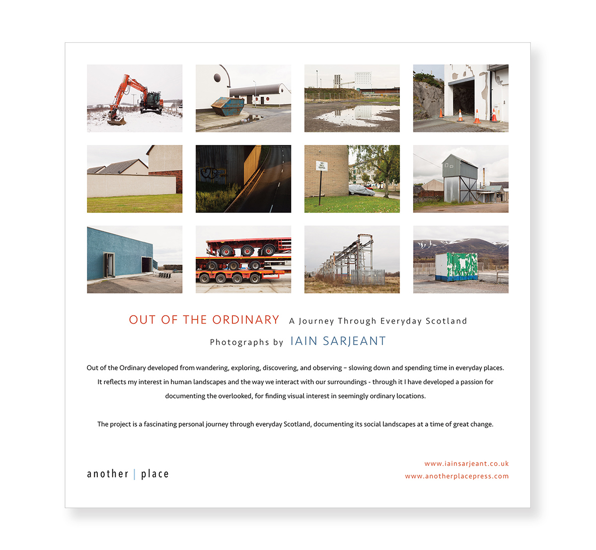 Our 2025 'Out of the Ordinary' calendar by Iain Sarjeant goes to print tomorrow, so this is the last chance to bag a copy!

Available for just £10 (or £35 with a signed A4 print) here - anotherplacepress.bigcartel.com/product/out-of…

Perfect gift for those who love exploring everyday places!