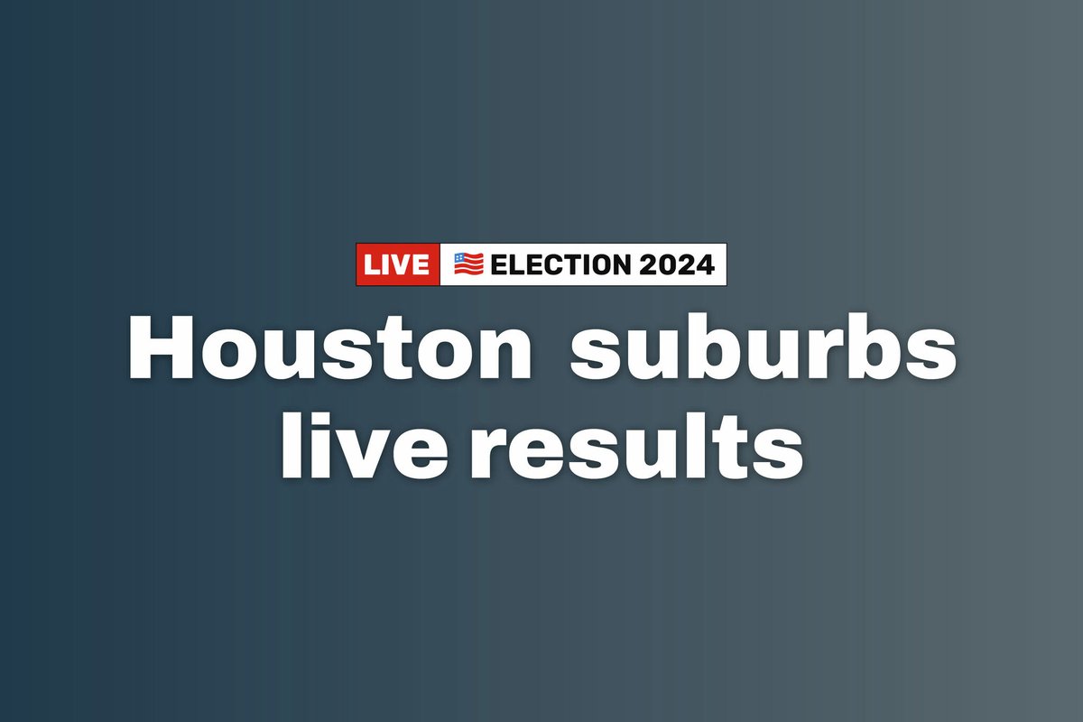 Live election results: Who's winning in Houston suburbs? dlvr.it/TG1Dmc