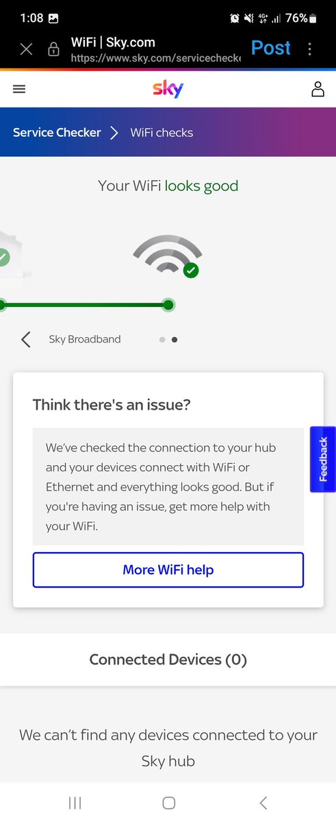 ToBeClaire's tweet photo. @SkyHelpTeam Hi Tony, I've ran the check &amp; attached screenshots below, they're contradicting one another https://t.co/xuZkJ7B0pd