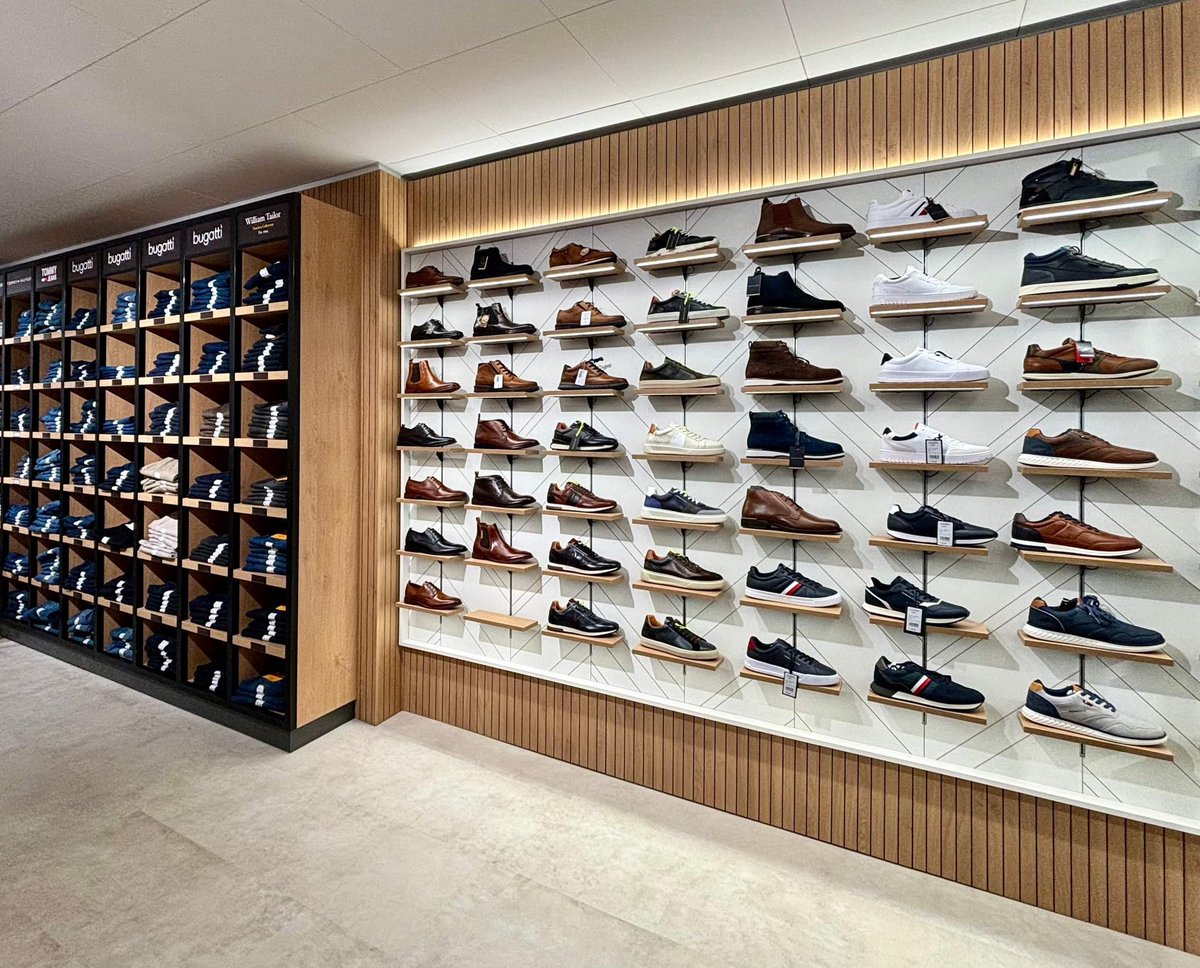 Store_Design's tweet photo. McKenna Man has been a well-known and highly regarded retailer of premium suits, casual wear, and footwear. Their Navan store just had a makeover! 

For more information on our Menswear fit-outs please follow the link https://t.co/KWv12fw6RK #retail https://t.co/Fg2xlQ8ar4