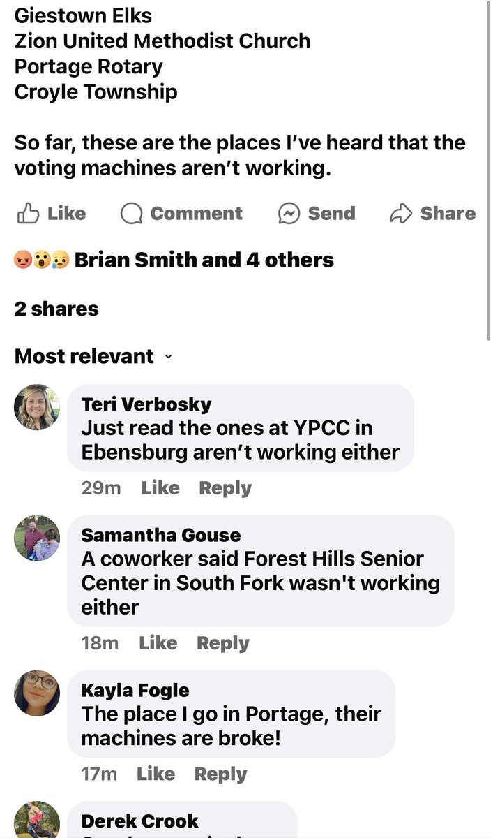 Rightanglenews's tweet image. BREAKING - Polling stations across Pennsylvania are experiencing MASSIVE issues with voting machines. 

Numerous reports indicate that the machines are failing to scan ballots, with poll workers stating that the ballots will be “scanned in later.