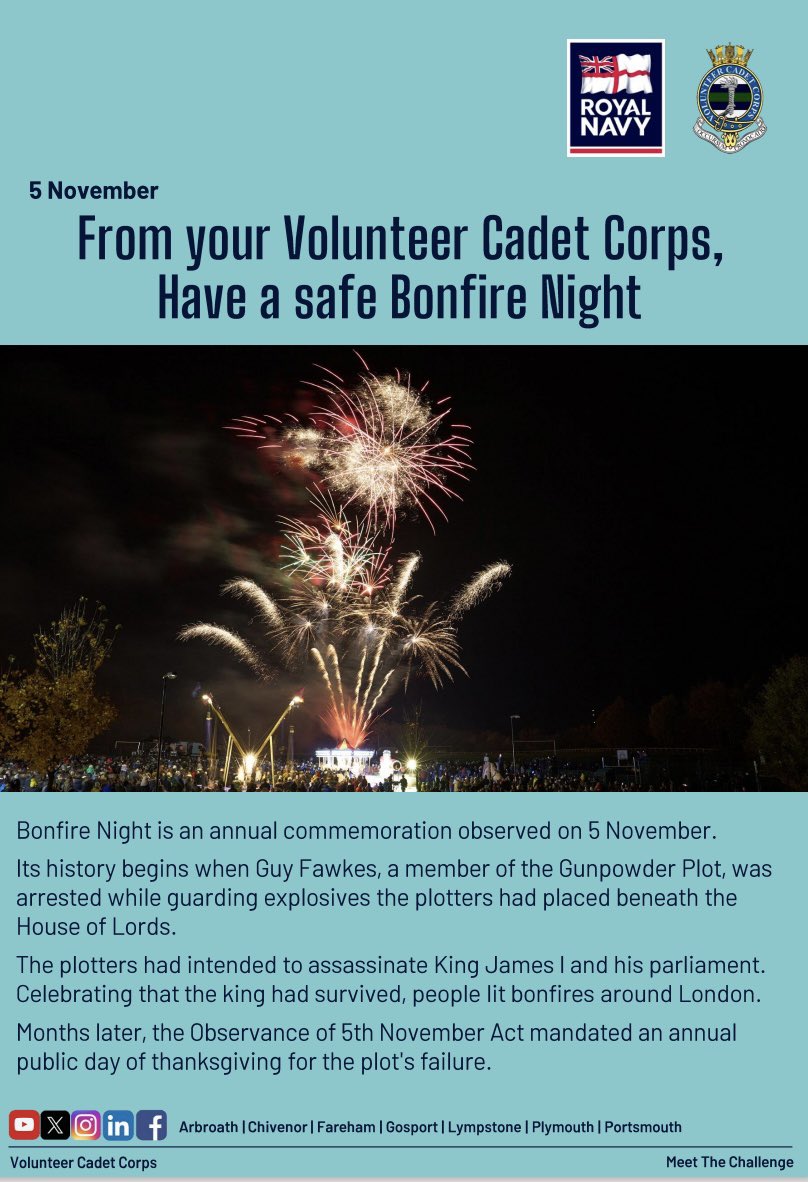 However you are marking the occasion. Have a safe and enjoyable Bonfire Night .
