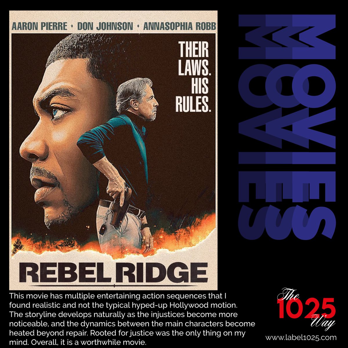 Label1025's tweet photo. https://t.co/5WW6P9r9bI
—————————————————————
#Label1025 #RebelRidge #AaronPierre #DonJohnson #AnnaSophiaRobb #DavidDenman #action #crime #conspiracy #corruption #drama #film #injustice #movie #thriller #vigilante #BonnevillePictures #FilmScience #Netflix https://t.co/LkncfhSs5V